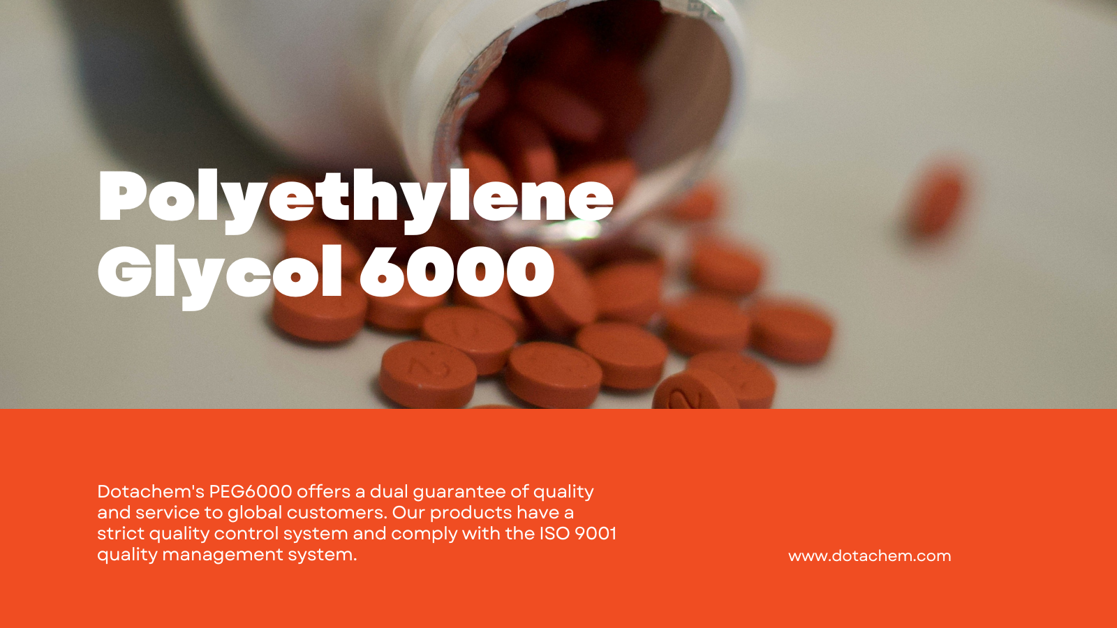 Polyethylene Glycol 6000: Iarratais éagsúla sa réimse tionsclaíoch agus tiomantas cáilíochta Dotachem